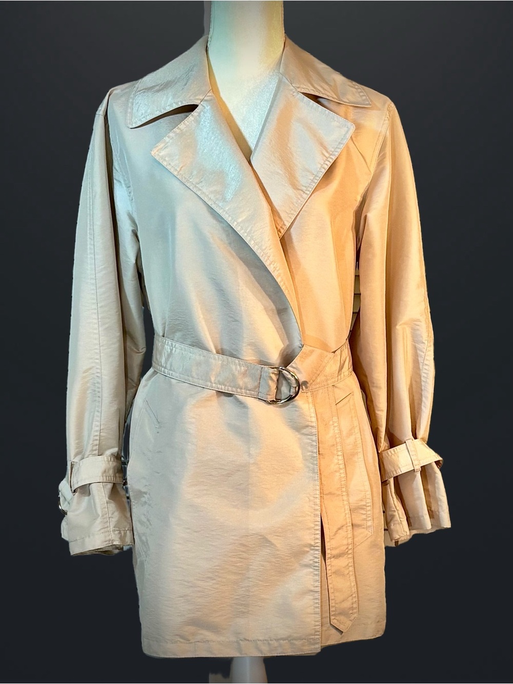 I.N.C International Concepts Women's Belted Trench Coat